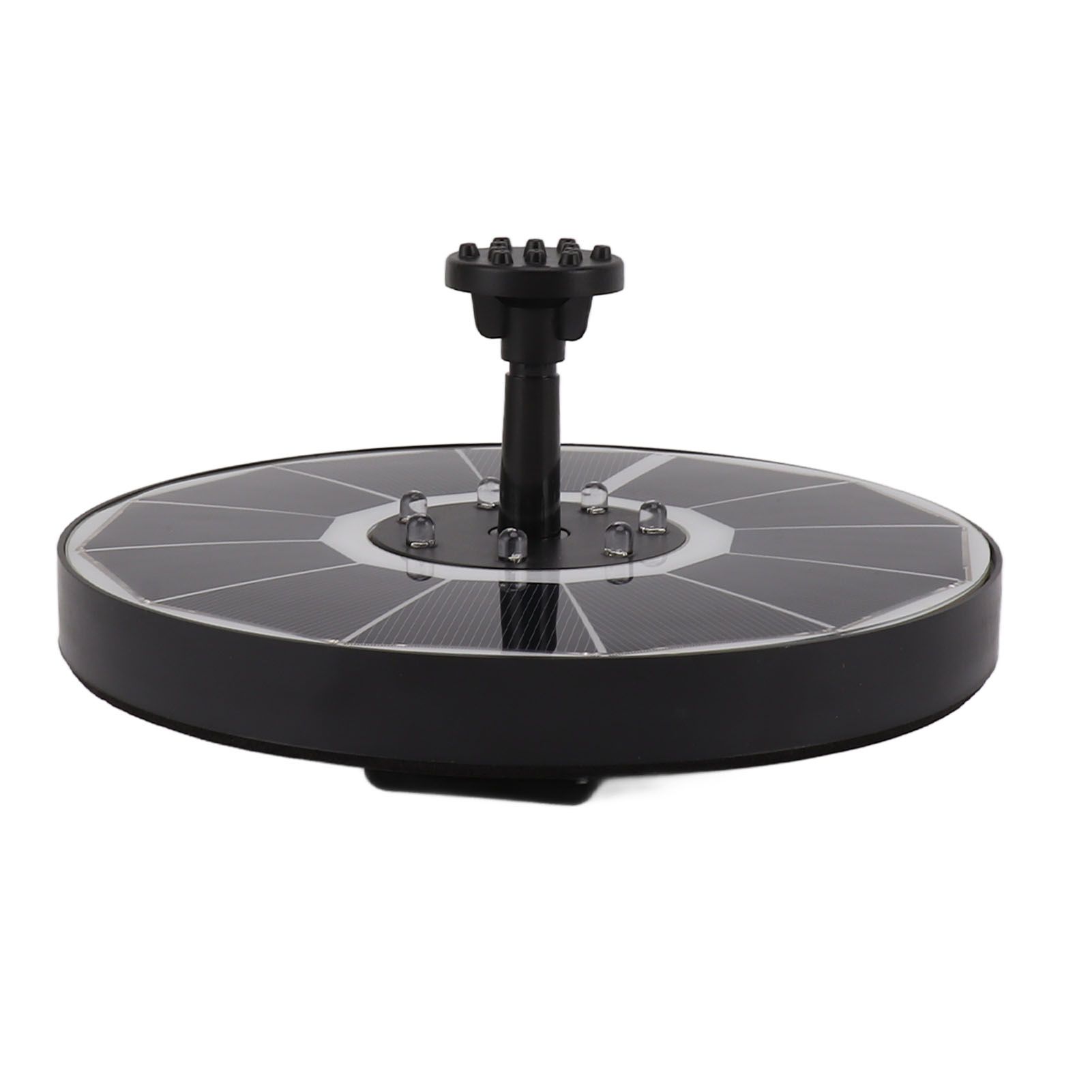 Solar Fountain Light with 8 Nozzles 3.5W 900mAh Colorful Powerful Solar Bird Bath Fountains for Bird Bath Garden Black Nozzle โ image 2