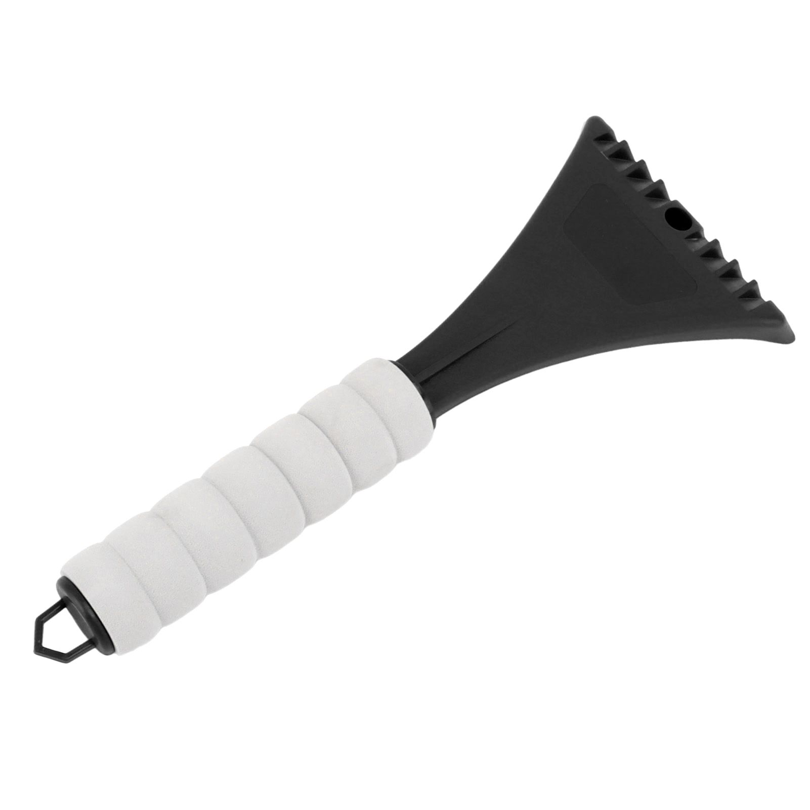 Car Windshield Shovel EVA Ergonomic Handle Rounded Corner Safe Portable Car Ice Scraper for Vehicle Outdoor Snow Black — image 4