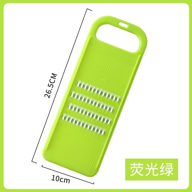 Green Multifunctional Stainless Steel Vegetable Julienne Grater with Anti-Slip Ergonomic Handle for Shredding Slicing Zesting Cheese Citrus — image 6