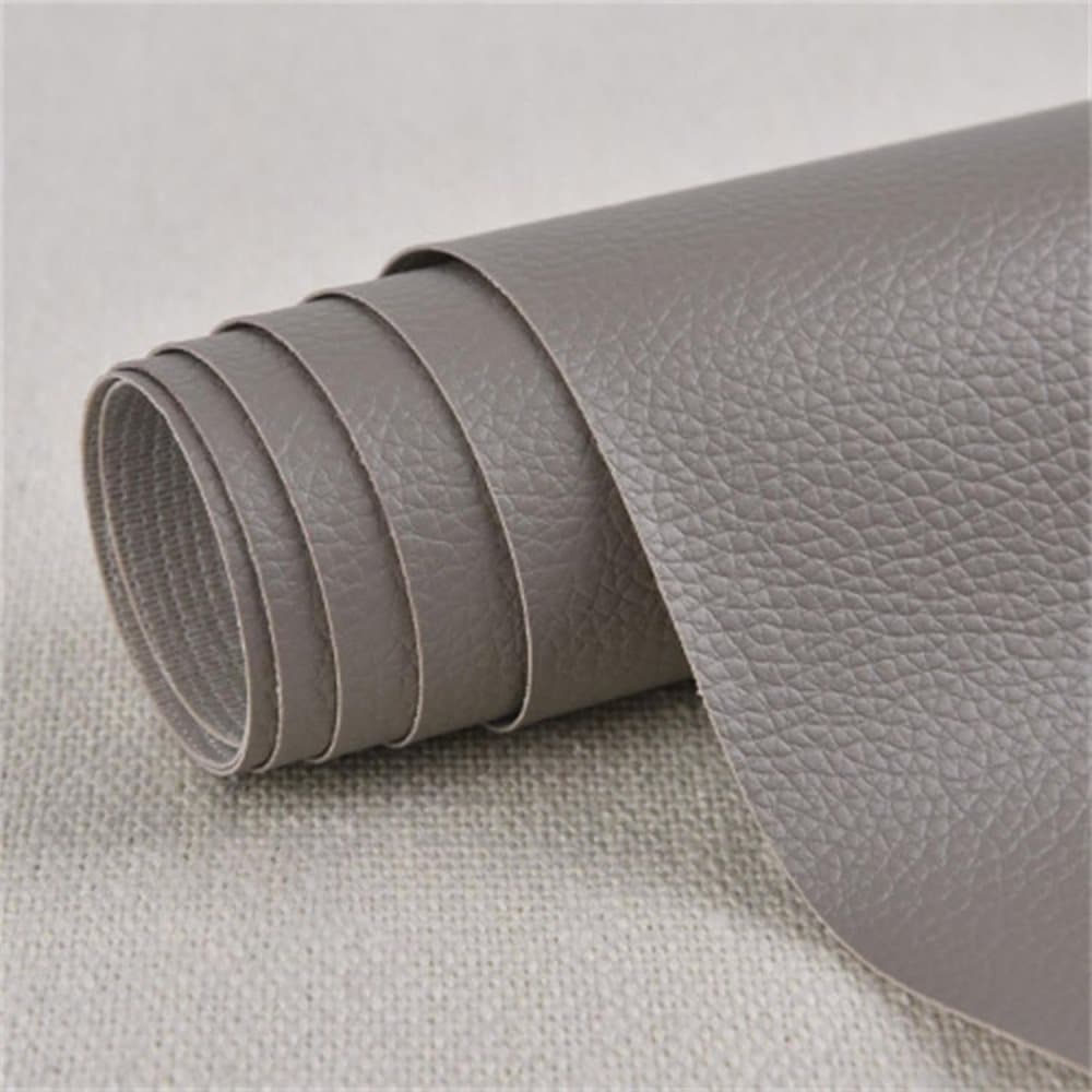 Artificial Leather Repair Patch Self-Adhesive, 30 cm x 137 cm, Gray, Fix Dekor Compatible — image 5