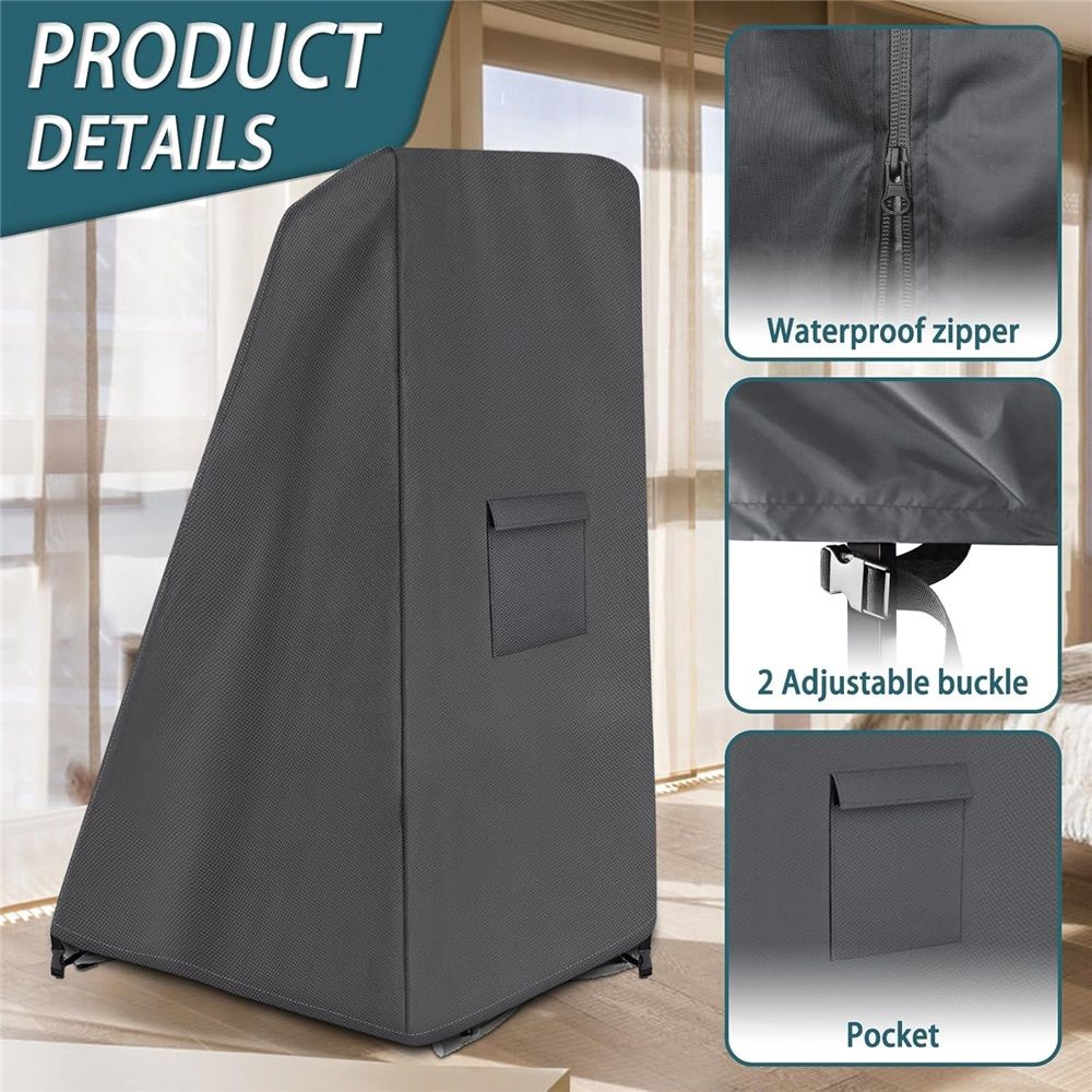 Inversion Table Cover - Dustproof and Waterproof Inversion Equipment Protection Covers (47" L X 28.3" W X 63" H) - Keep Your Inversion Table Safe from Dirt and — image 3