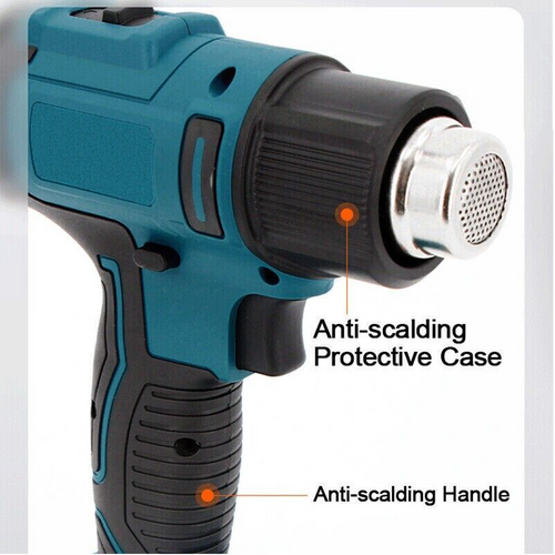 2000W Electric Hot Air Heat Gun with Nozzles Cordless Handheld For Makita 18V AU โ image 3