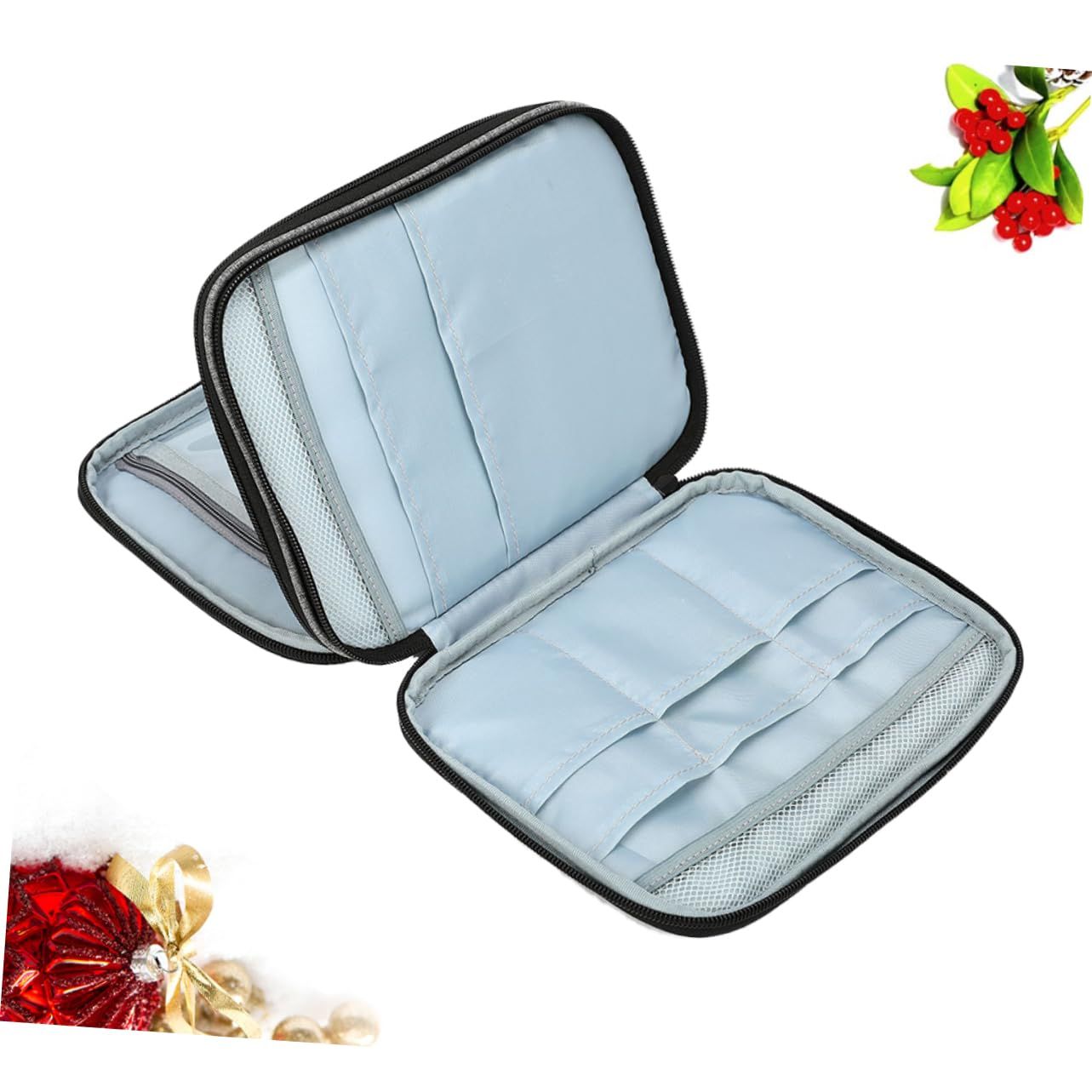 Cosmetics travel bag crochet needle knitting thread needle round needle knitting needle pointed knitting needle crochet hook — image 2