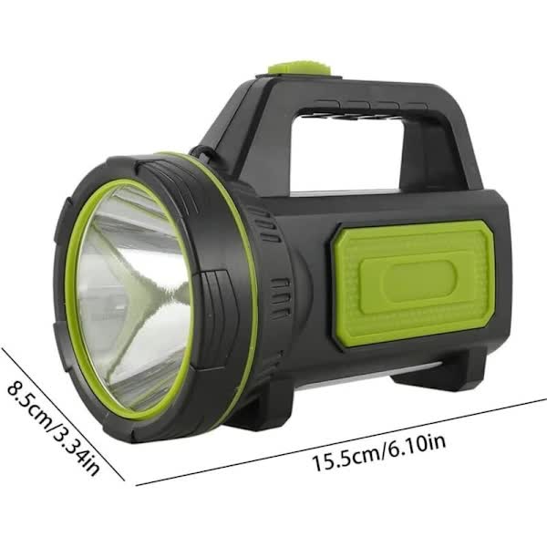 Ultra Powerful LED Flashlight 135000 Lumen USB Rechargeable 6000mAh Waterproof With Side Light for Emergency Hiking Camping Hunting â image 2