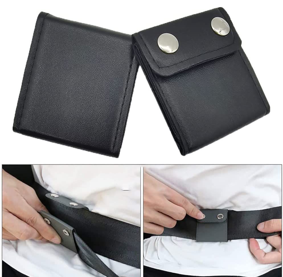 2 Pack Universal Vehicle Seat Belt Adjuster Car Seat Belt Clip Positioner Locking Clip Shoulder Neck Protector — image 5
