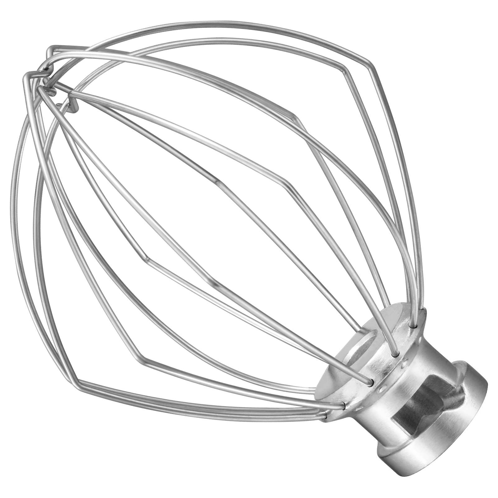 Stainless Steel Wire Whip Replacement for Bowl-Lift Mixer Accessory, Wire Whisk for Kitchenaid, Dishwasher Safe, Balloon Whisk — image 3