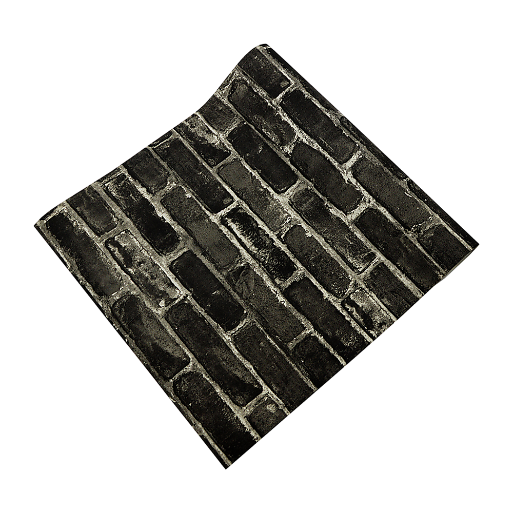 Wallpaper Faux Vintage Brick Pattern Wall Paper Roll — image 4