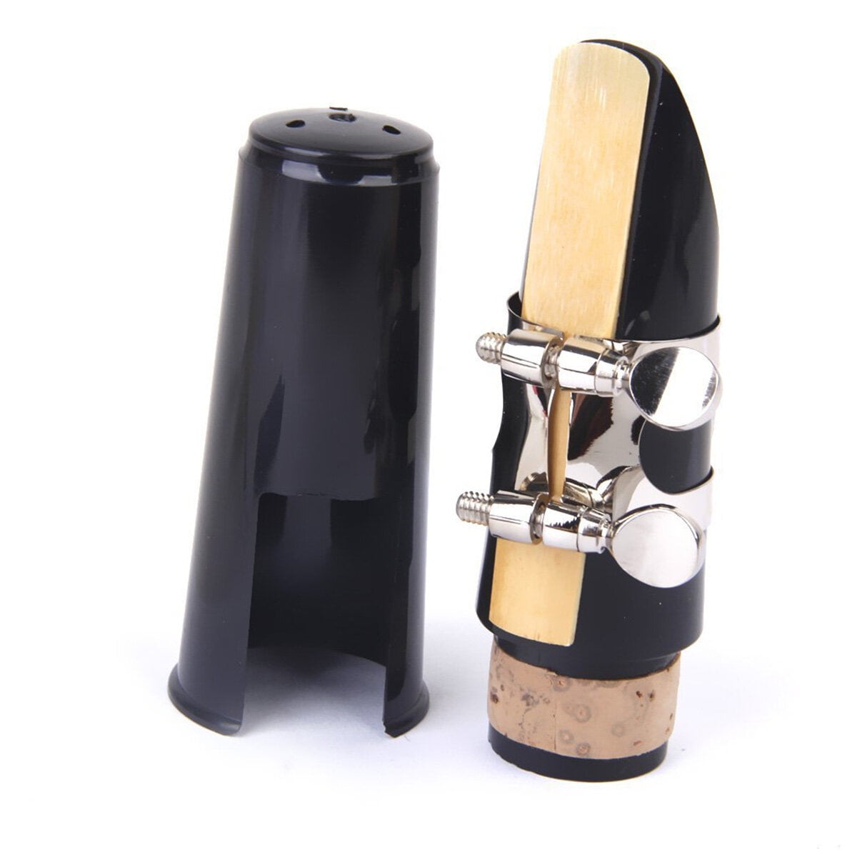 Clarinet Mouthpiece with Cleaning Kit (Black) Black โ image 2