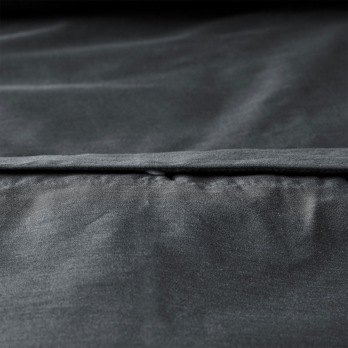 Accessorize Charcoal 400TC Charcoal Bamboo Cotton Double Stitched Quilt Cover Set Super King โ image 4