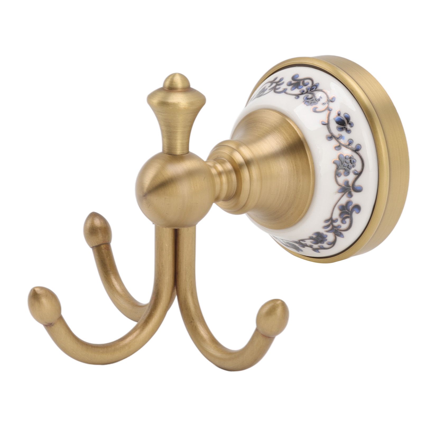 Wall Mounted Bathroom Coat Hook Beautiful Decorative Elegant Clothing Robe Hook for Living Room — image 2