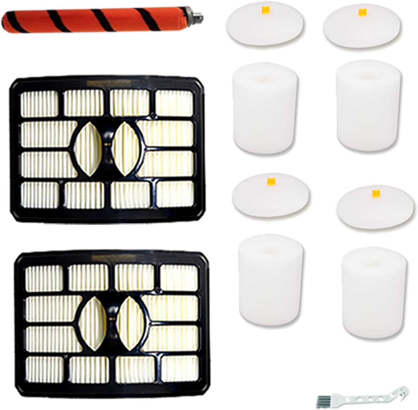 Hepa oam & elt ilter Brushroll Replacement Kit or Shark Rotator Proessional Lit-away DuoClean Vacuum ZU780 ZU782 ZU785, Replaces Part # 1395C831 & X500 & Xh500 — image 6