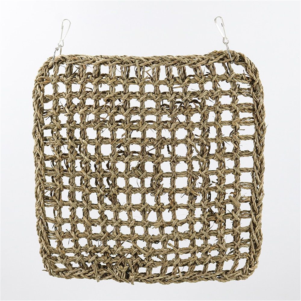 Bird Foraging Wall Toy - Climbing Rope Net for Parakeet, Cockatiel, Finch, Parrot - Durable, Non-Toxic Bird Toy - Indoor, All Ages, 30*30cm