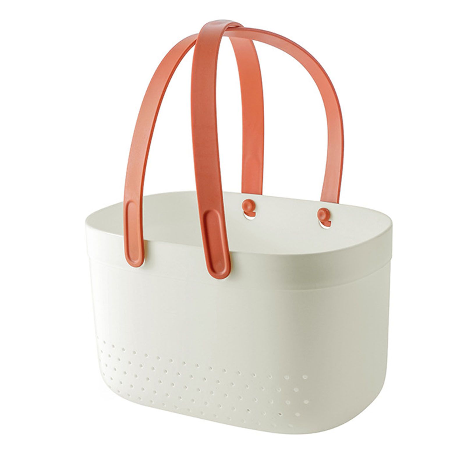 Shower Storage Basket Plastic Large Capacity Bath Storage Basket Container Organizer for Home Dormitory