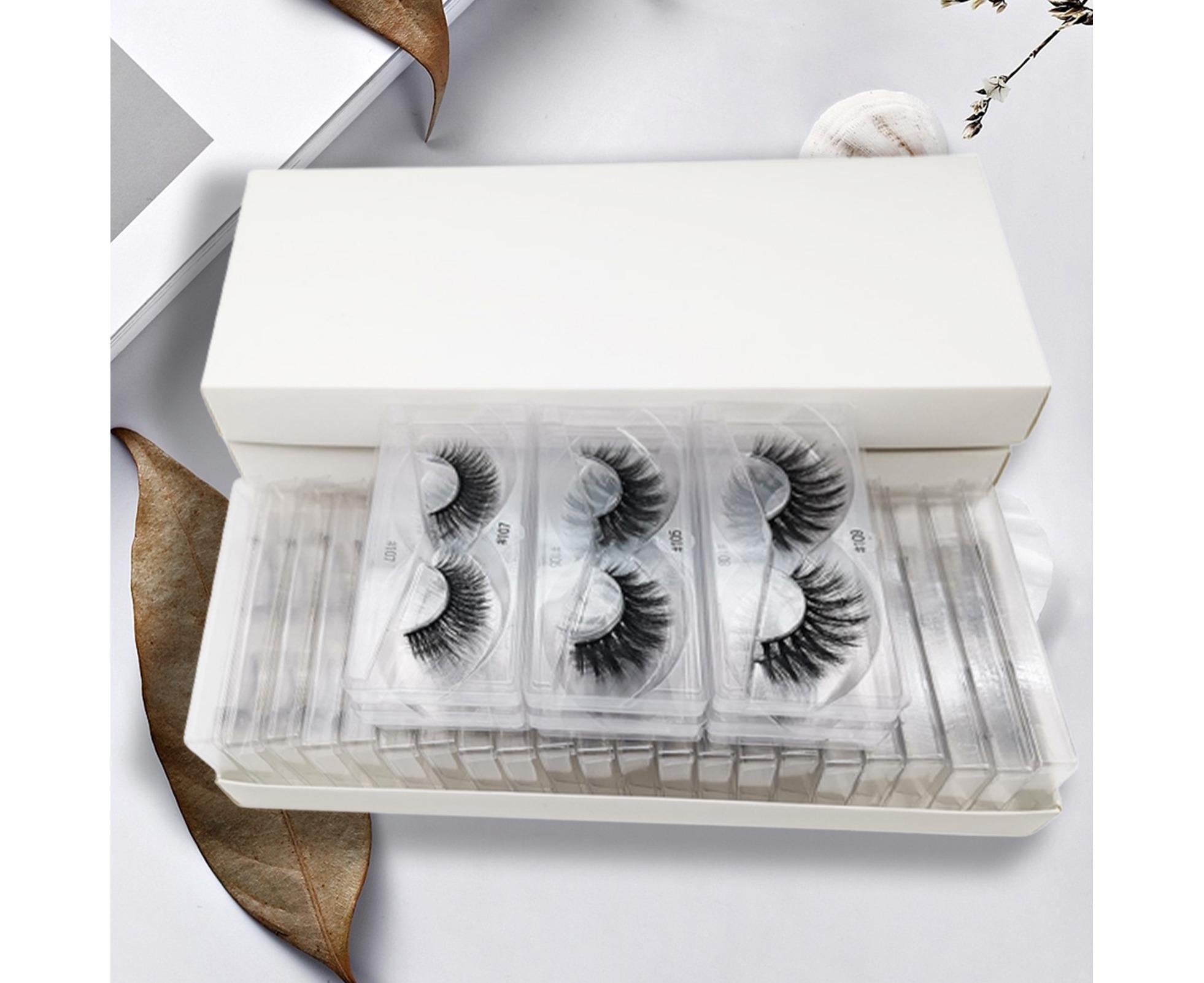 10 Pairs Eyelash Reusable Thick Imitation Faux Mink Hair Makeup Eye Lash for Decoration โ image 5