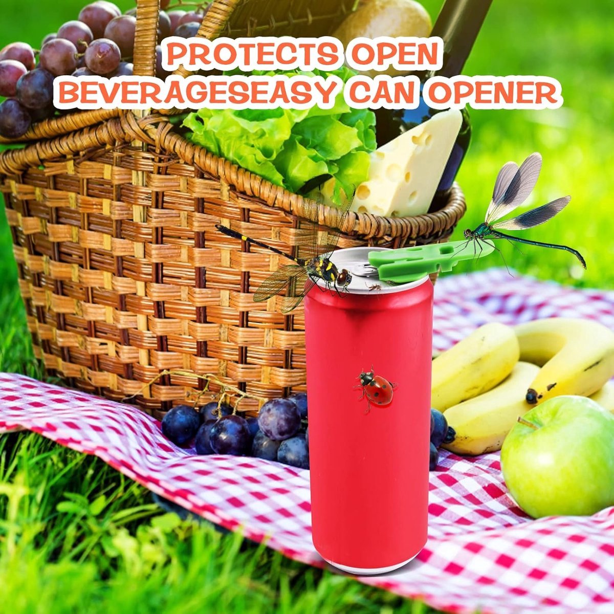 Can Opener - 12 Pieces - Can Opener For Cans - Can Sealer - Drink Can Opener - Can Lock - Aid For Rheumatism - Soft Drink Can Opener - Small Can Sealer — image 3