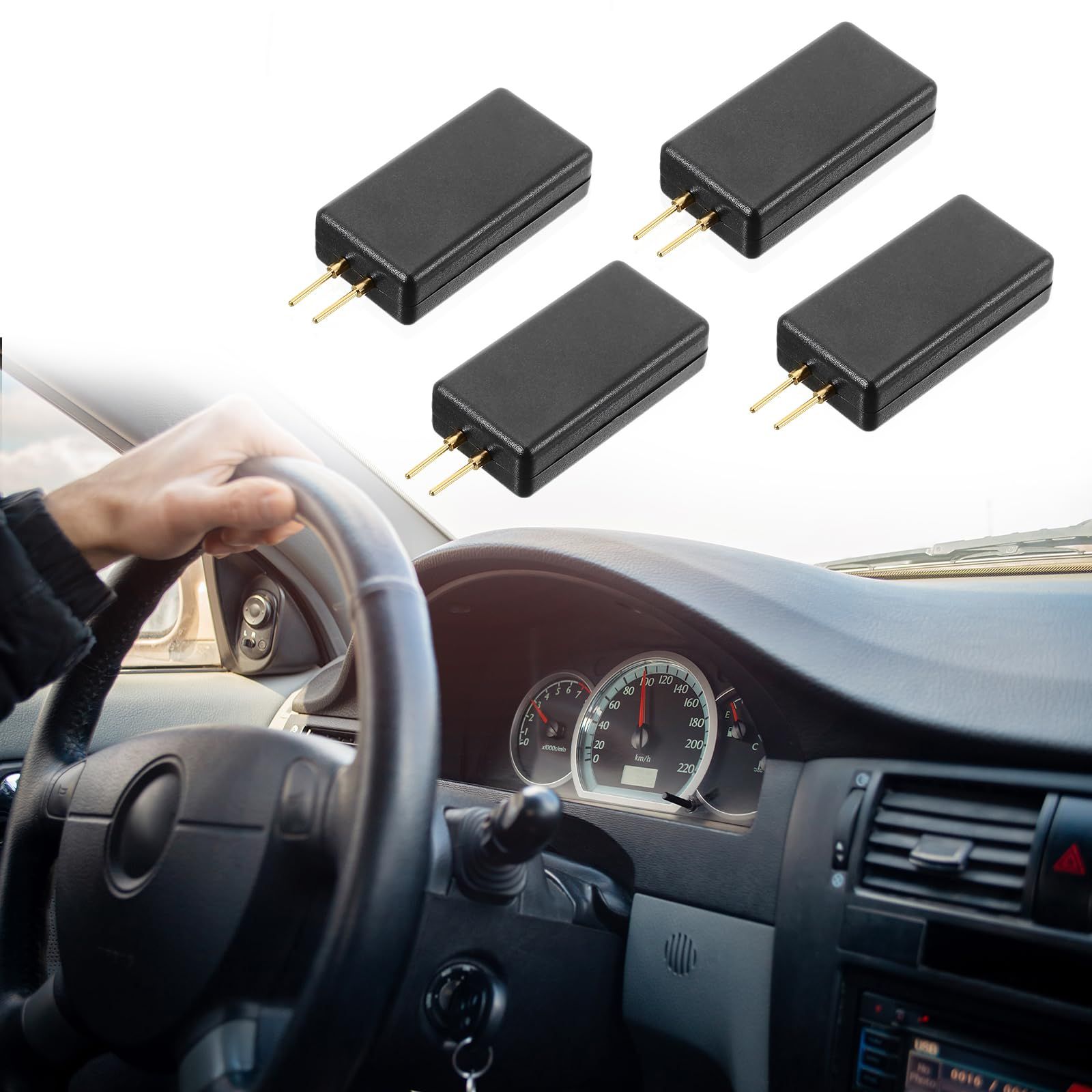 4PCS, Universal Airbag Simulator Tester, Fault Finding Maintenance and Repair Tool, Testing Instrument Suitable for Car SUV Truck — image 3