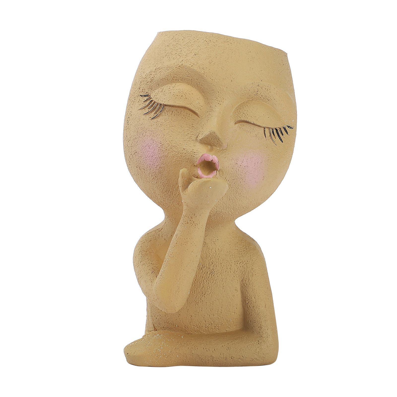 Mannequin Resin Flower Pot Face Flower Pot Garden Decoration — image 2