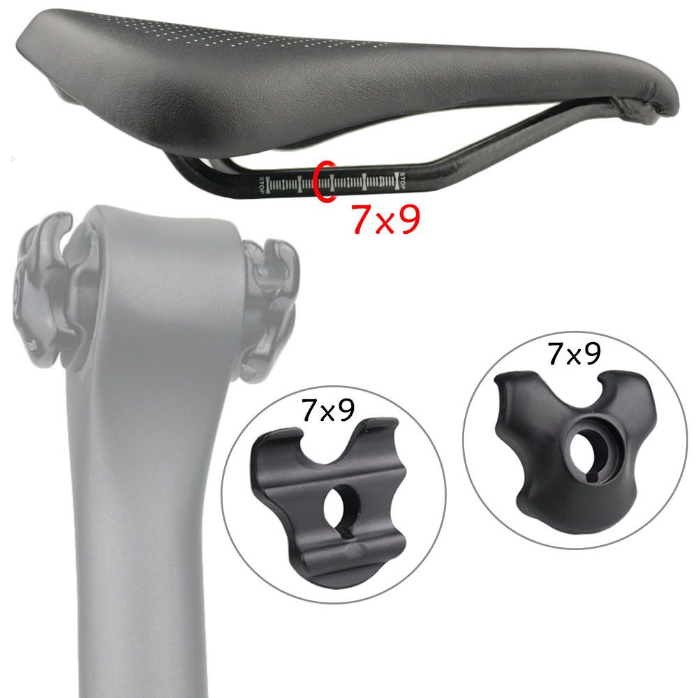 Bike Seatpost Ear Clamp 7x Ti Bolt CARBON RAIL Compatible-Anti-Theft Lock Security Knob and Key Knob Fit for Double Socket Mounts — image 3