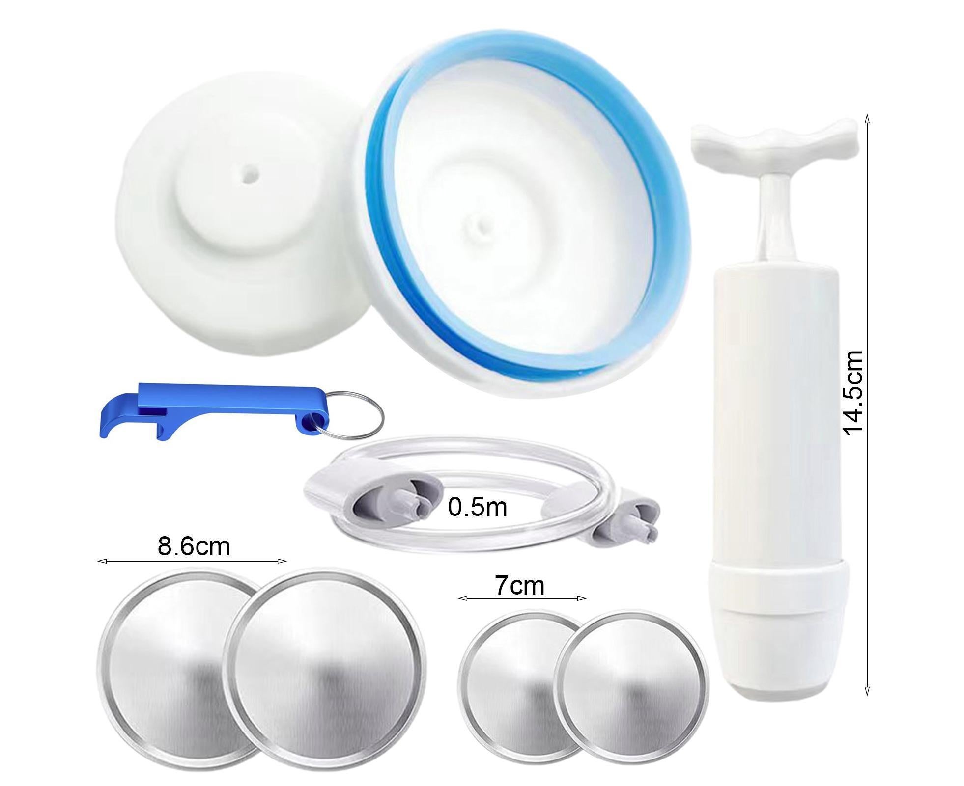 Food Storage Jar Sealing Machine - Manual Air Pump - White โ image 6