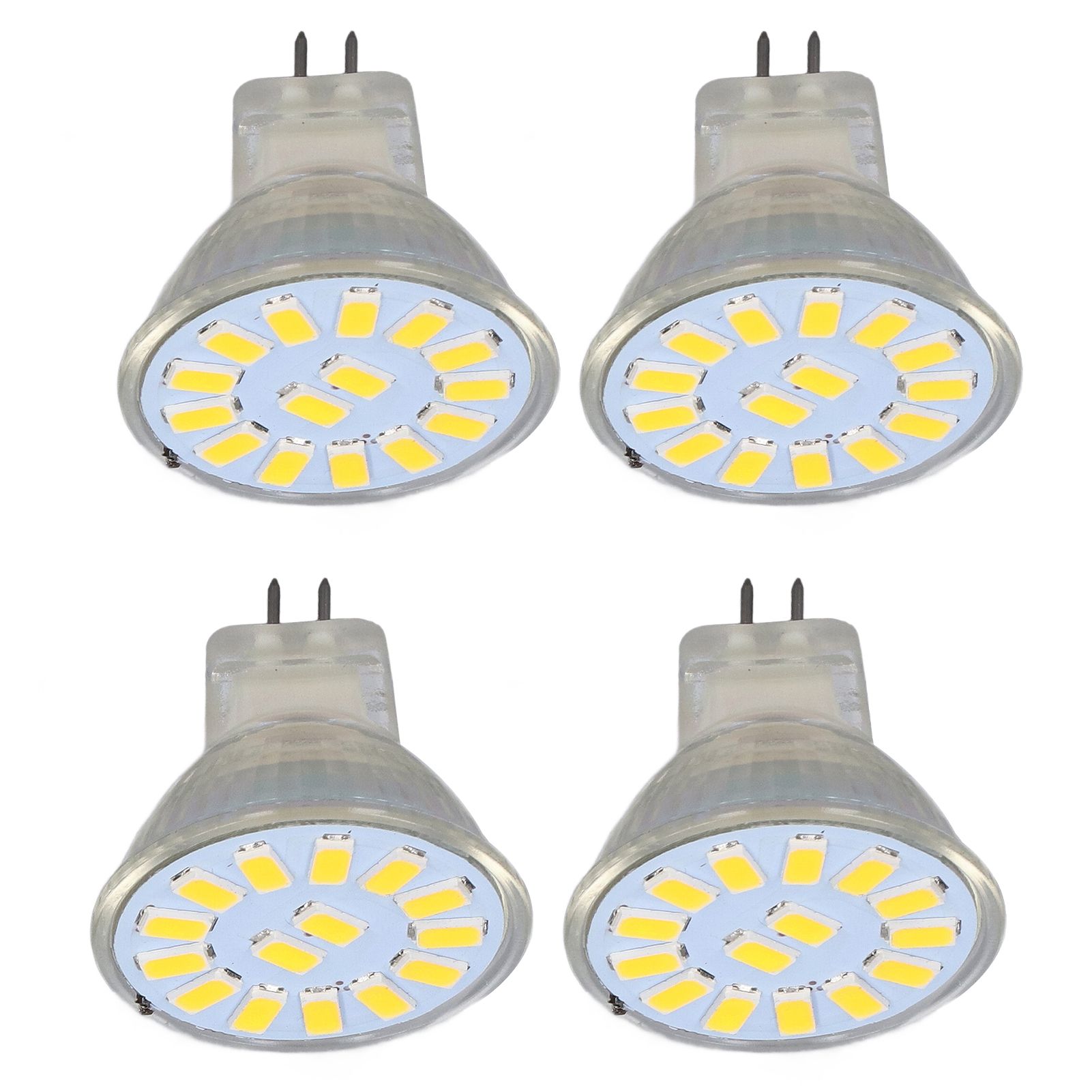 4PCS 15LED MR11 Light Bulb 5W 500LM Double Pin Base Landscape Spot Light Bulb for Living RoomWarm White โ image 4