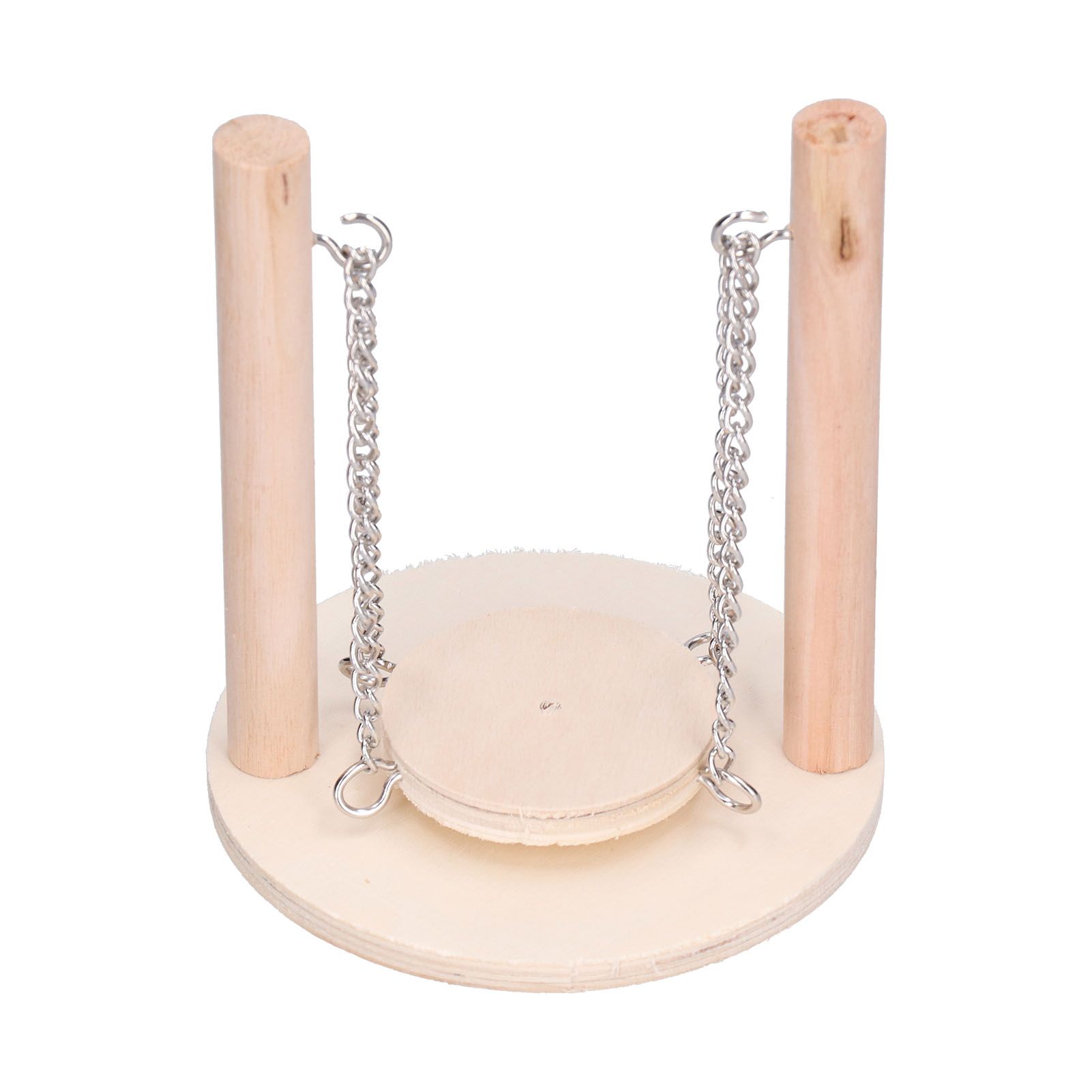 Parrots Swing Toy Wooden Birds Perch Stand Birds Toy for Hamster Small Animal Supplies โ image 5