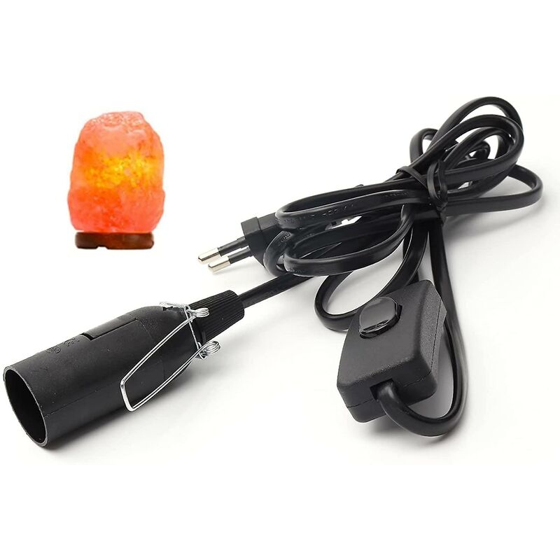 Câble Avec Interrupteur Pour Lampe À Sel - 1, 8 M - Douille Pour Lampe De Sel