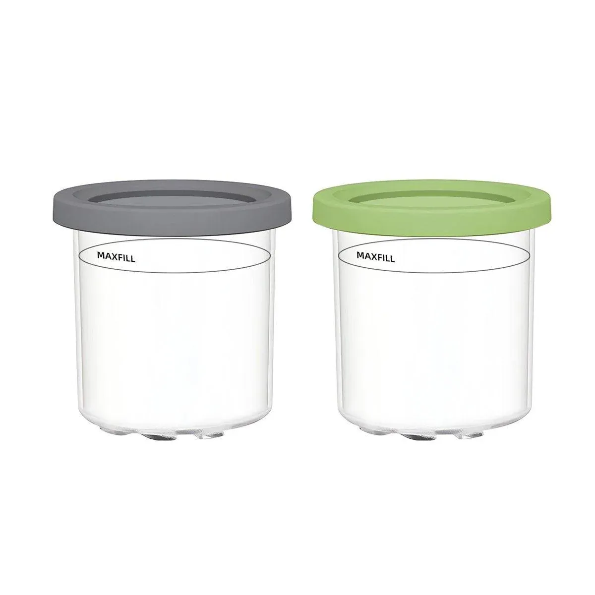 1 or 2 Pieces Ice Cream Tin Container Storage Box for Ice Cream Making Home - Green โ image 3