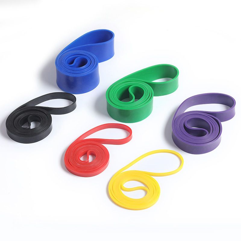 Resistance Bands TPE Fitness Pull Up Exercise Loop Tpe red 15-35 lbs โ image 2