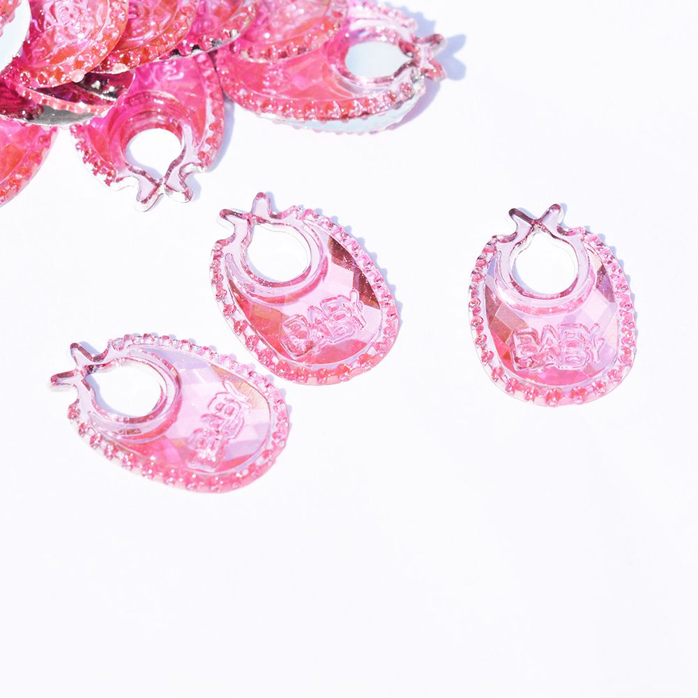 100pcs Baby Shower Birthday Party Gift Decoration Toy Accessories (Pinkbib) โ image 5