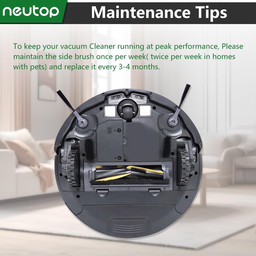 Replacement Side Brushes Compatible with All Shark IQ and AI Series Robot Vacuum Models, 10-Pack — image 6