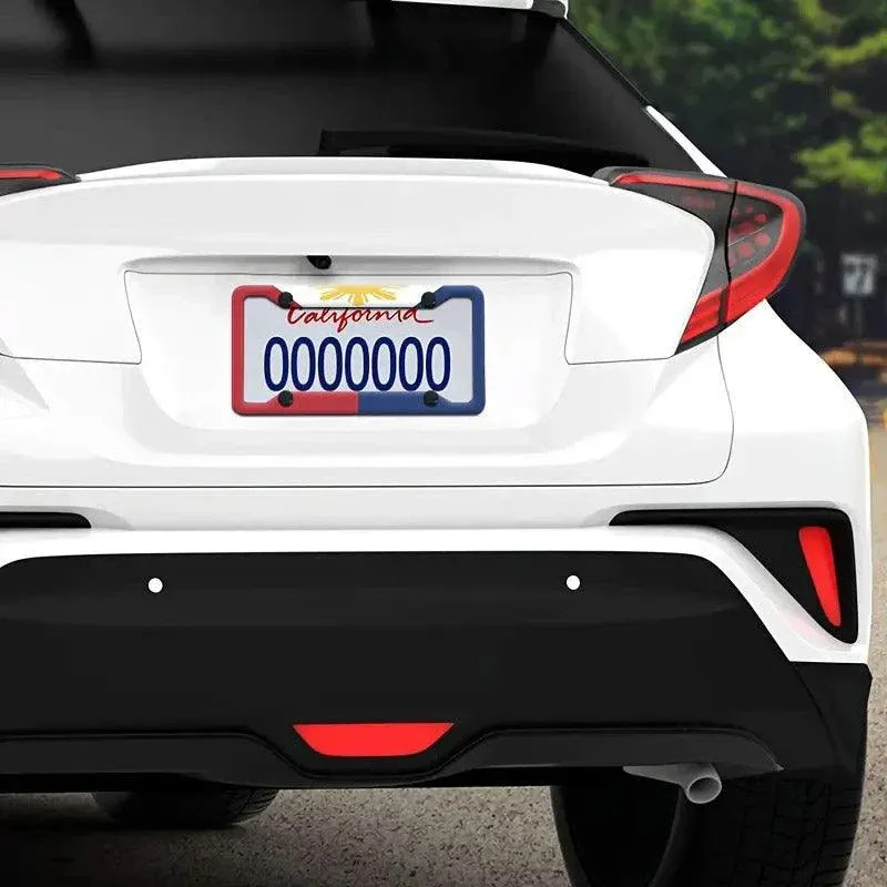 2pcs Aluminium Alloy License Plate Frame Number Plate Bezel Car Accessories — image 4