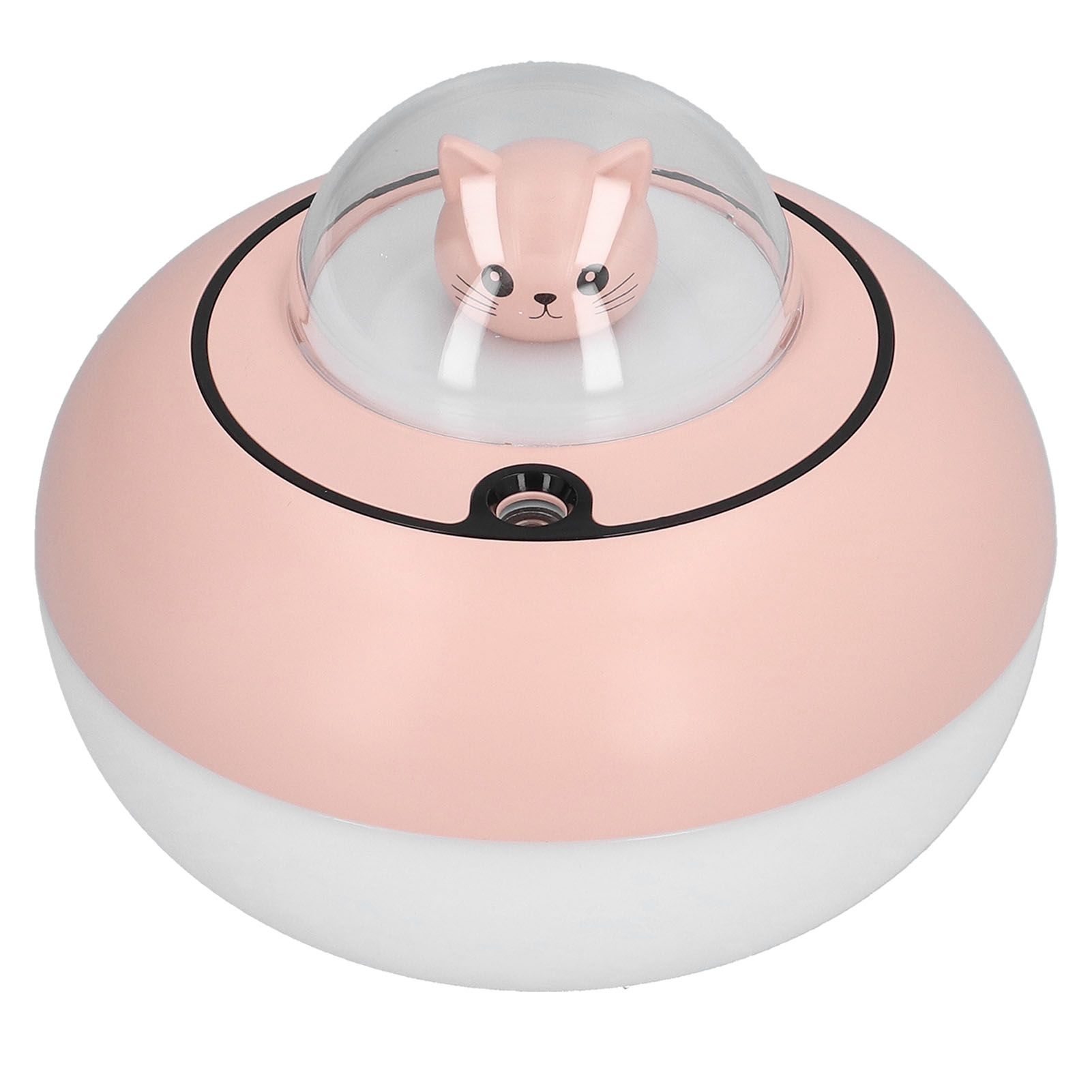 300ml LED Desk Humidifier White Pink USB Powered Mute Colorful Large Capacity Air Humidifier for Home Office โ image 6