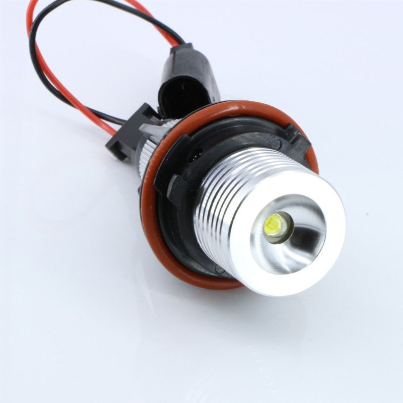 A pair of 5W E39 error free LED angel eye halo marker bulbs, used for some 5, 6, 7 series X3 X5 Fit PARTIAL E39 E53 E60 E63 — image 4