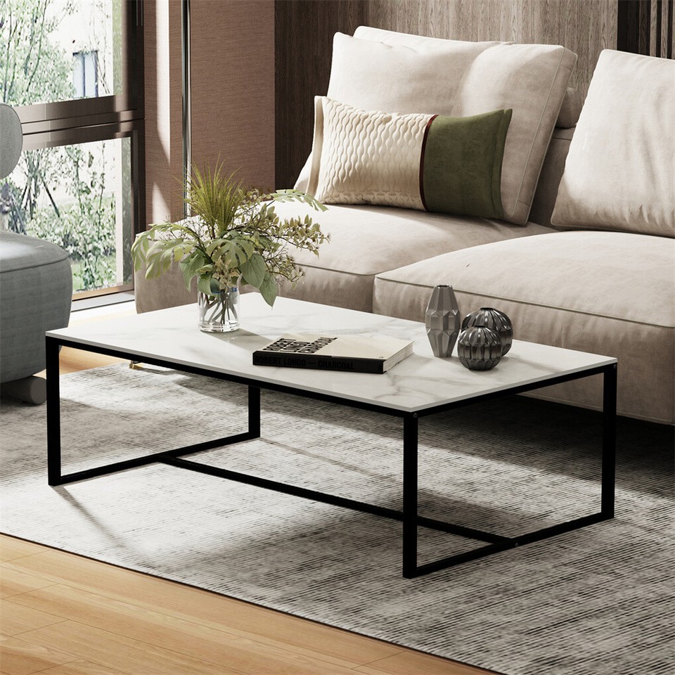 Elegant Heavy Duty Stone Coffee & Side Table — image 3