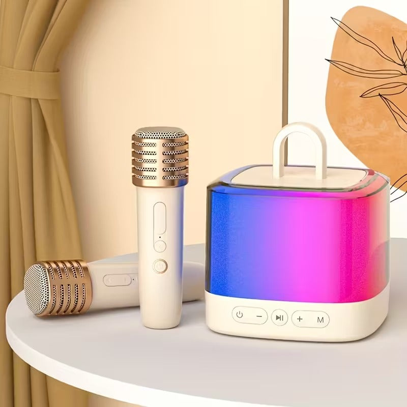 Mini Karaoke Machine with Wireless Microphones — image 5