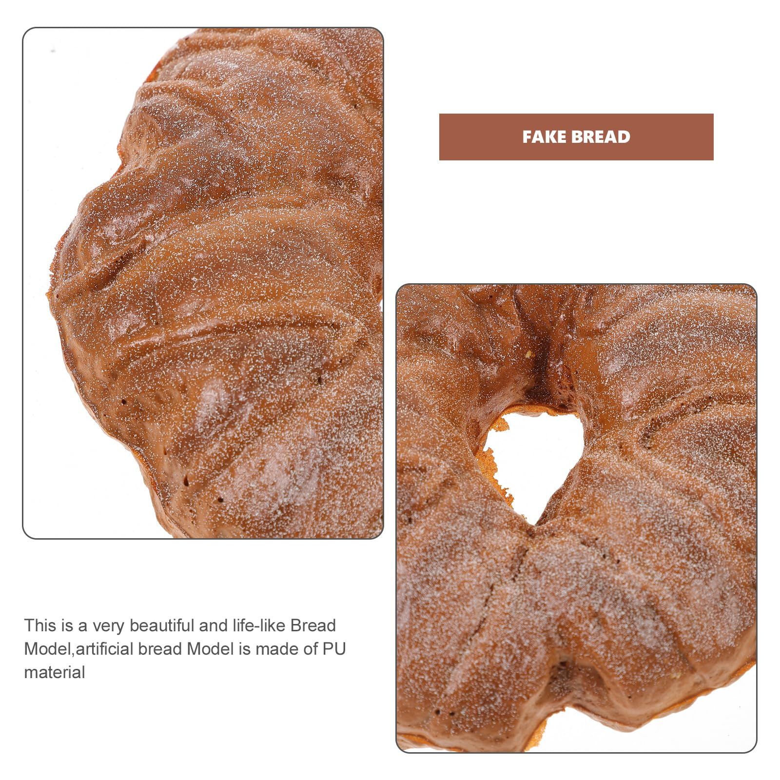 1 pcs Artificial Bread Model Faux Bread Ornament Photography Props Artificial Bread Faux Bread Model โ image 2