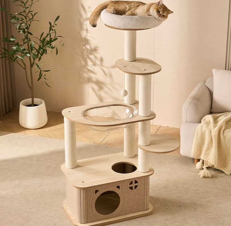 Nordic Grey Felt Cat Tree (Small Size) — image 2