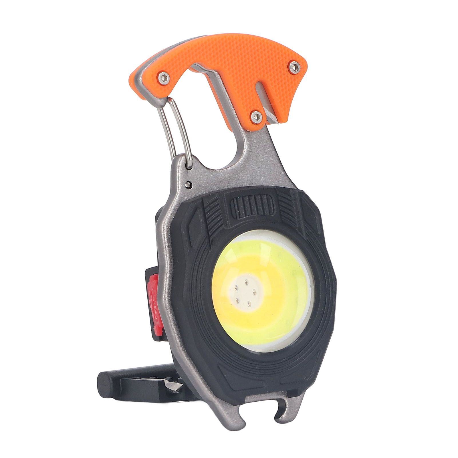 LED Keychain Flashlight Multifunctional Type C Mini Emergency Work Light Pocket Light with Bottle Opener Lighter โ image 3