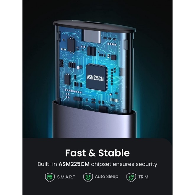 UGREEN 10903 M.2 SATA NGFF SSD Hard Drive Enclosure โ image 4