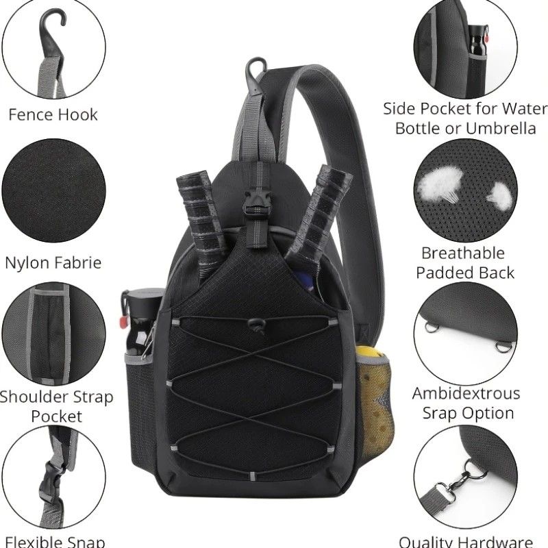 Features a dedicated paddle sleeve and a spacious main storage compartment for clothes, shoes, or gear.GREY — image 5