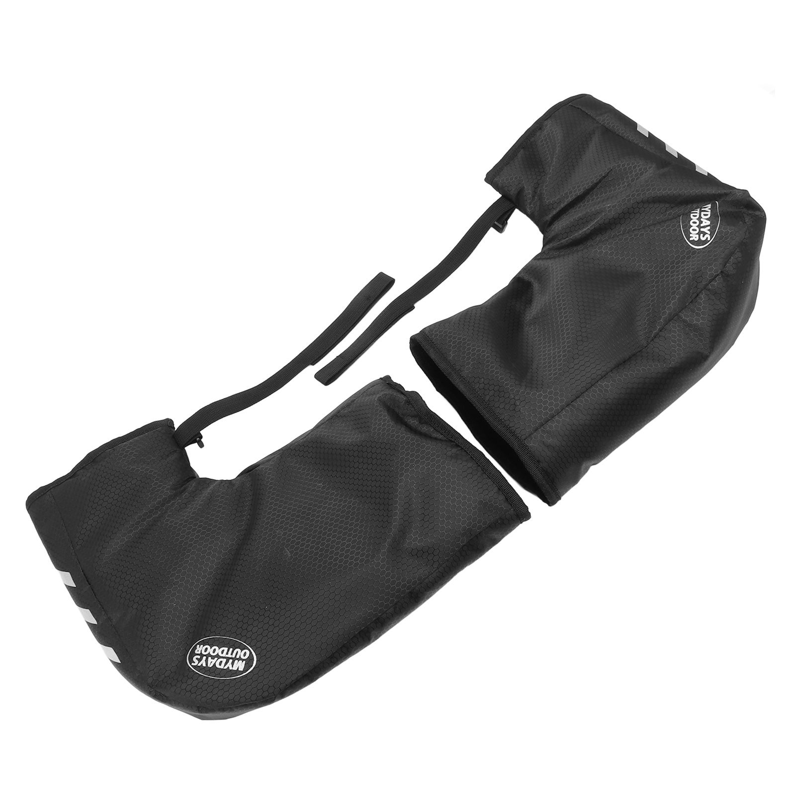 One Pair Bike Handlebar Gloves Waterproof Reflective Bike Handlebar Hand Protector for Winter Cycling — image 2