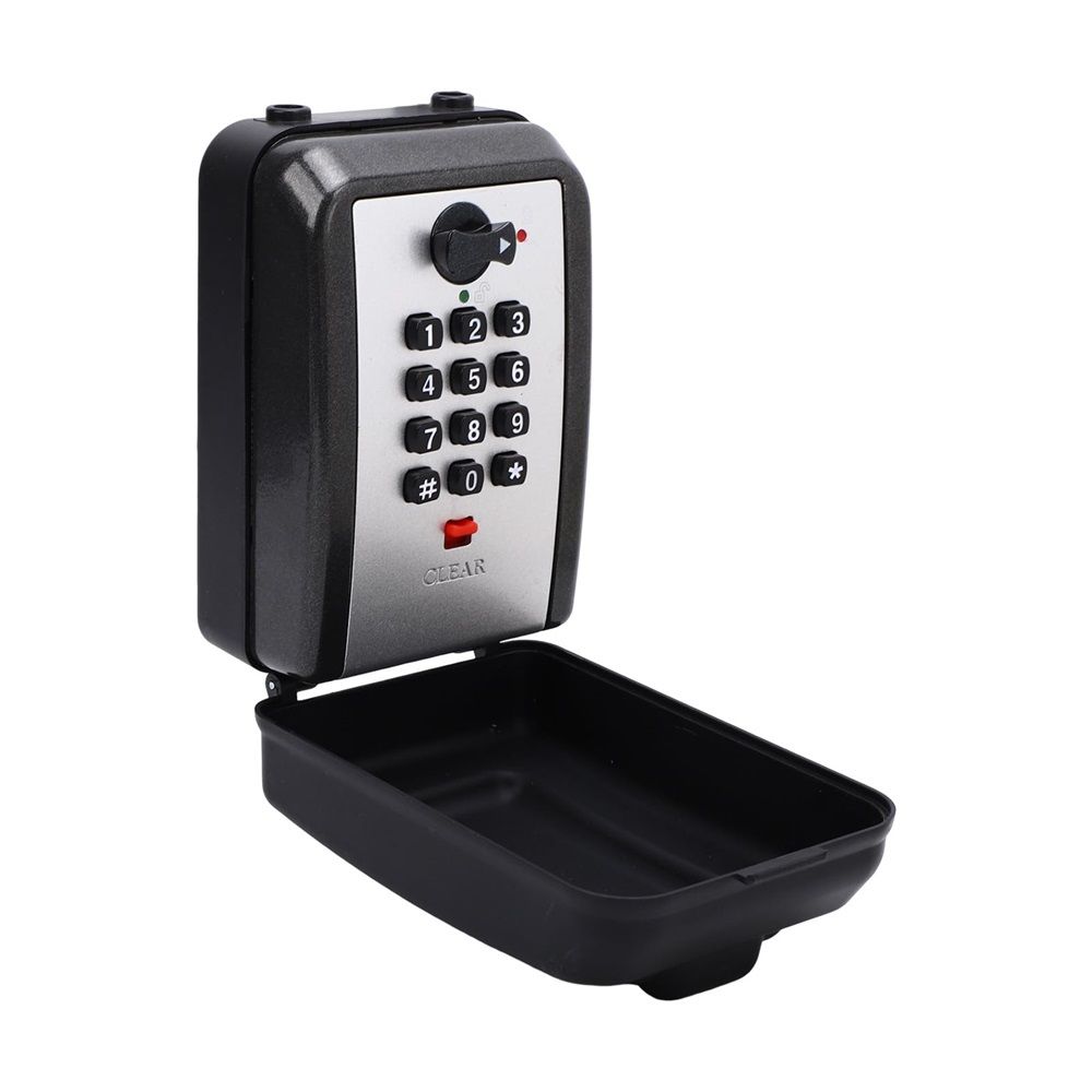Wall-Mounted Lock Box for Keys with Code, 4 Digits Combination Key Lock Box with Resettable Spare Key, Weatherproof & Large Capacity Key Safe Storage Lockbox — image 5