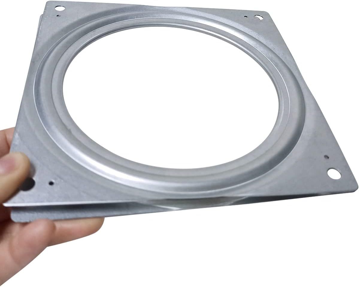 Square Lazy Susan Turntable Bearing Plate, Rotating Hardware for Serving Trays, Swivel Tables, Storage Racks and DIY Furniture, 15.2 cm โ image 6