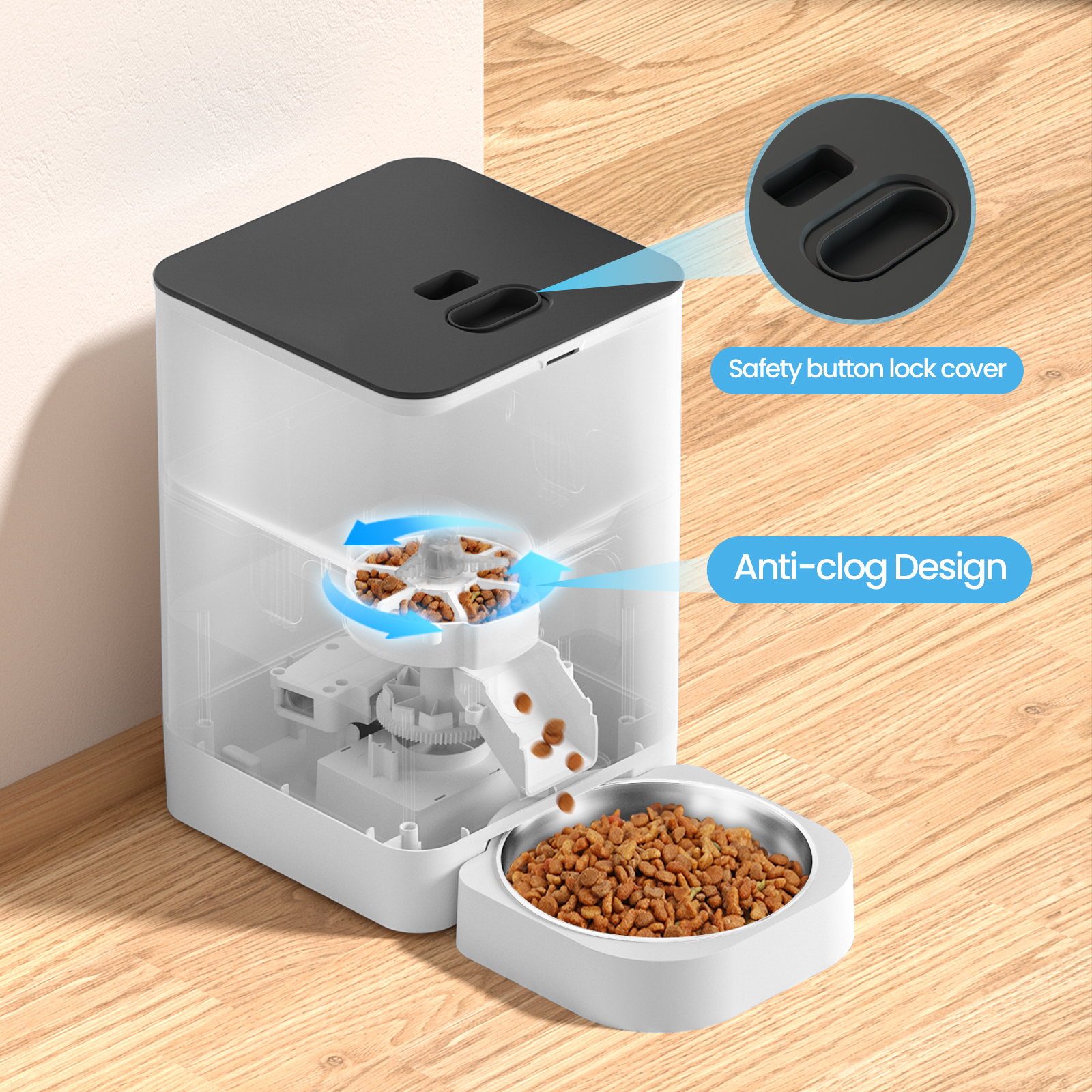 YES4PETS 6L Automatic Digital Pet Dog Cat Feeder Food Bowl Dispenser โ image 6