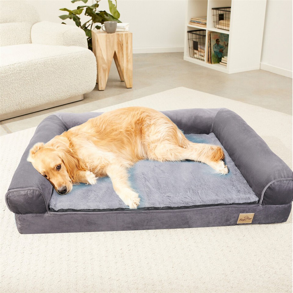 Orthopedic Dog Bed with Bolster Comfort Mattress — image 4