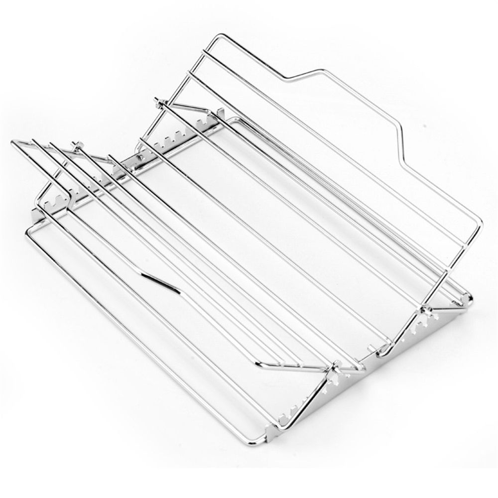 Adjustable Roasting Rack for 27.6 * 26.2 * 1.8cm, Stainless Steel Turkey Rack Insert - Fits Oven, Smoker & Grill, Dishwasher Safe Non-Stick โ image 2
