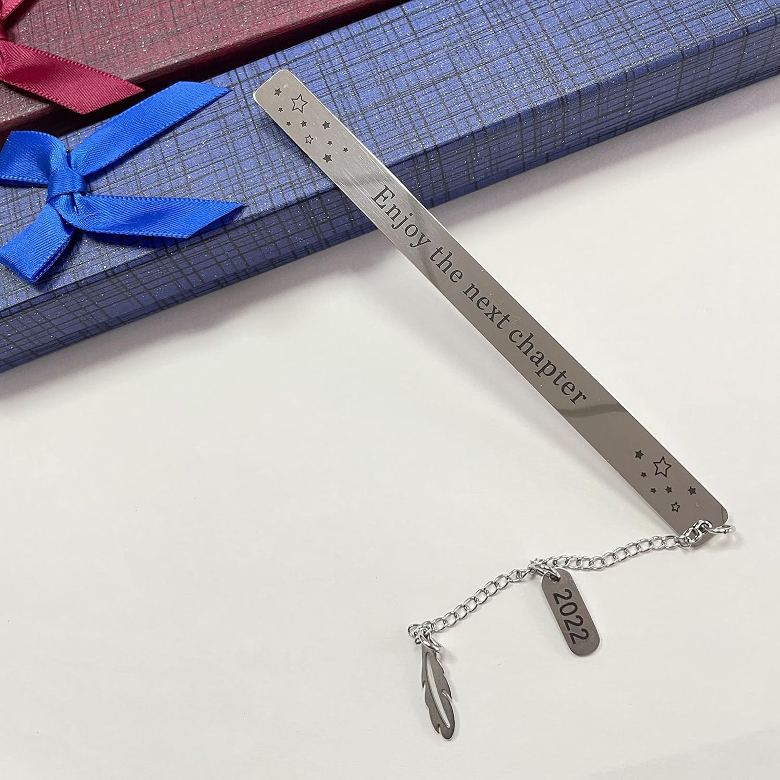 Enjoy The Next Chapter Bookmark for Book Lover Class of 2024 Graduation Gifts for Her Him High School Student Coming