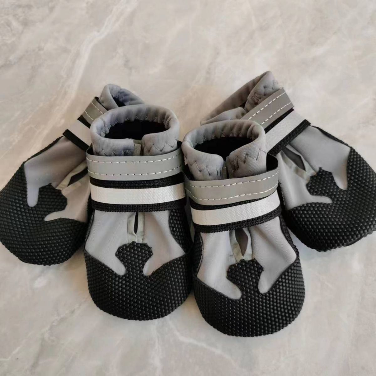 Breathable Dog Boots for Medium Large Dogs, Non-Slip Dog Shoes for Summer Hot Pavement, Lightweight Paw Protector Dog Booties for Outdoor & Indoor