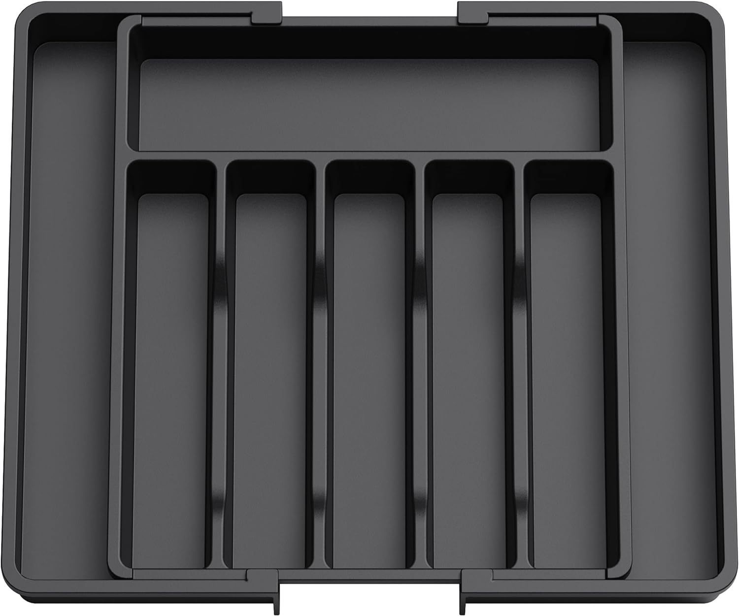 Black Adjustable Cutlery Tray (33-57cm) โ image 2