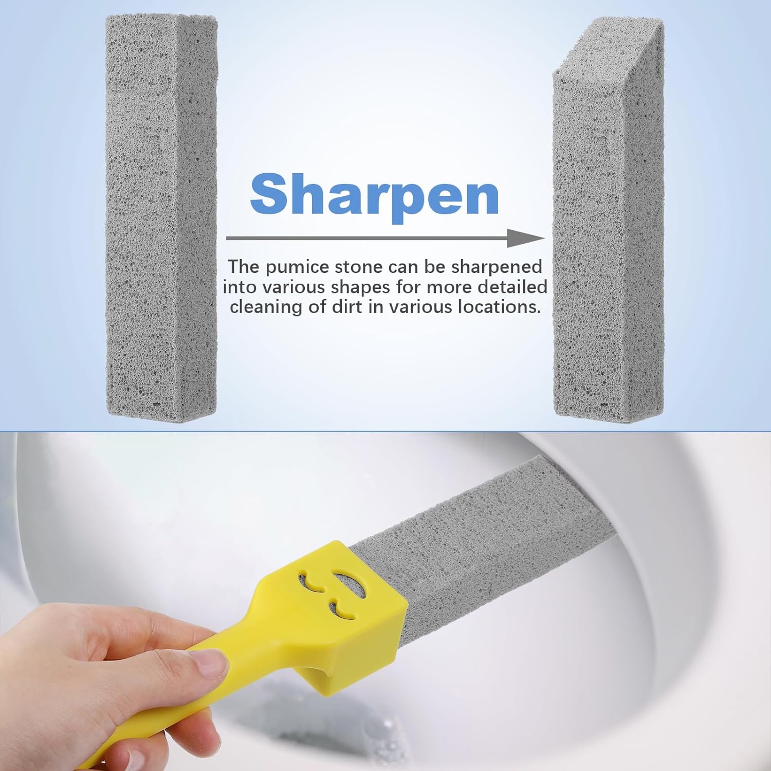 Toilet Pumice Cleaning Stone with 2 Handle — image 5
